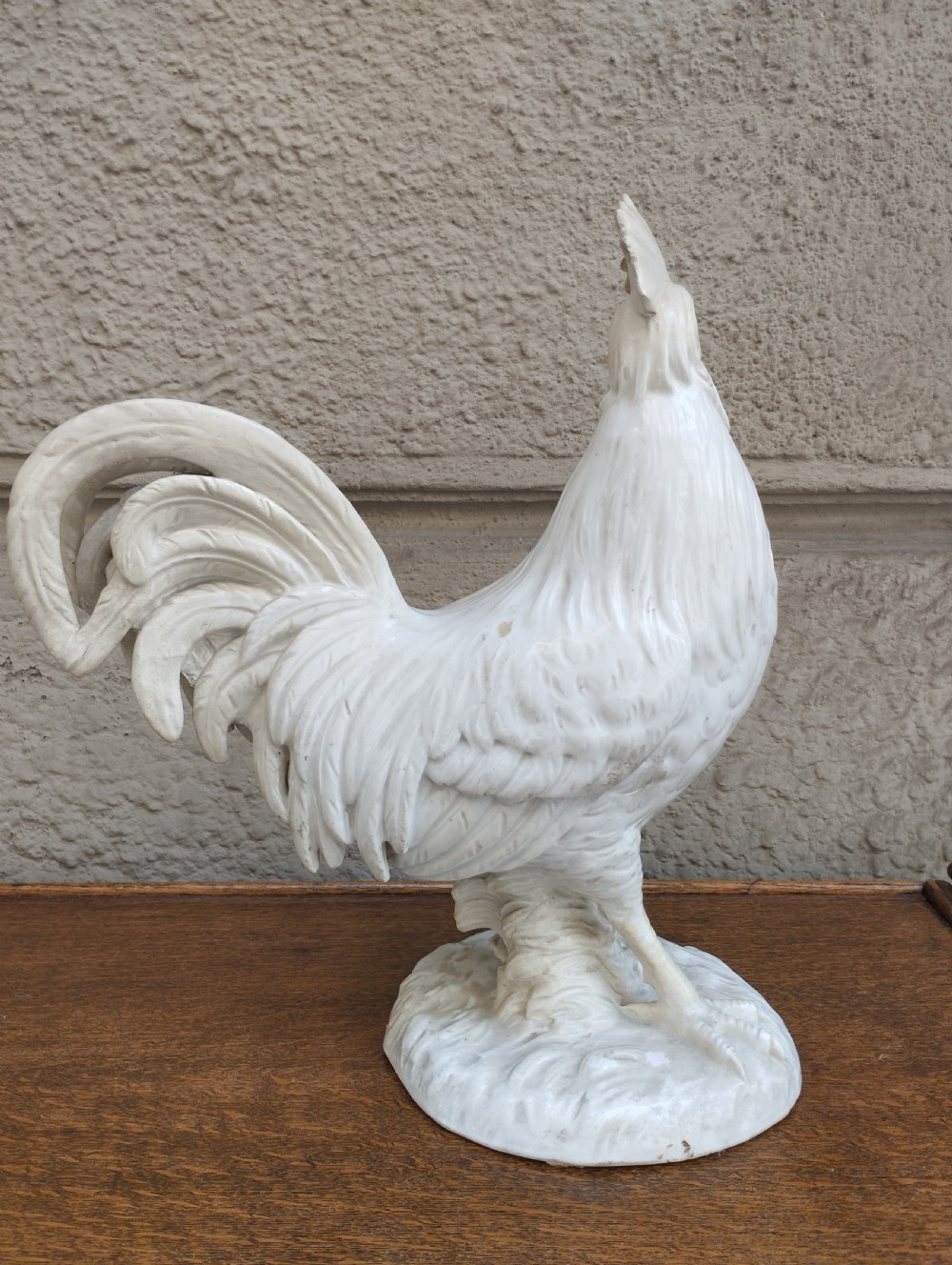 Antique Vienna Porcelain Rooster  View II