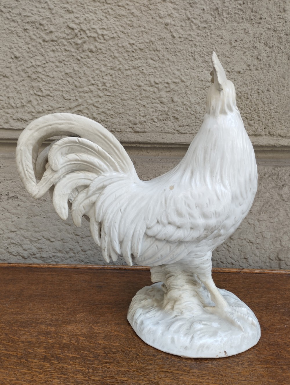 Antique Vienna Porcelain Rooster  View III