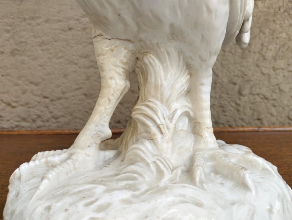 Antique Vienna Porcelain Rooster  View VII