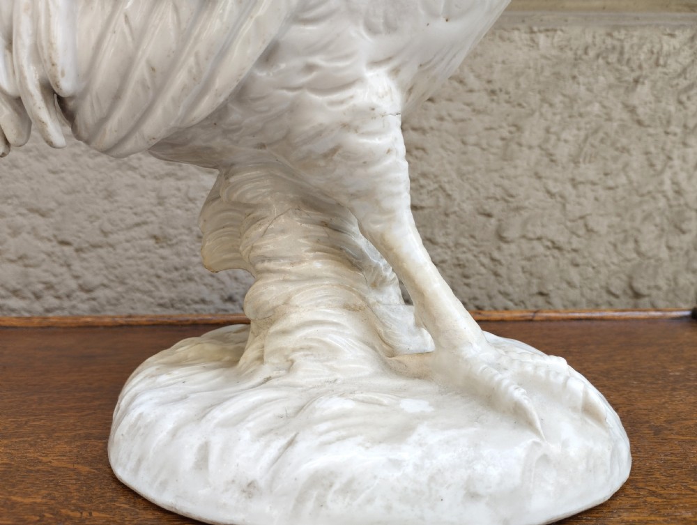 Antique Vienna Porcelain Rooster  View VIII