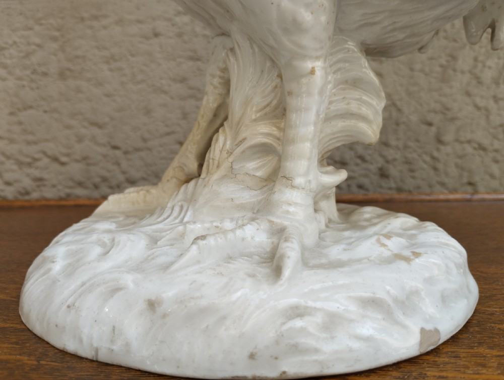Antique Vienna Porcelain Rooster  View X