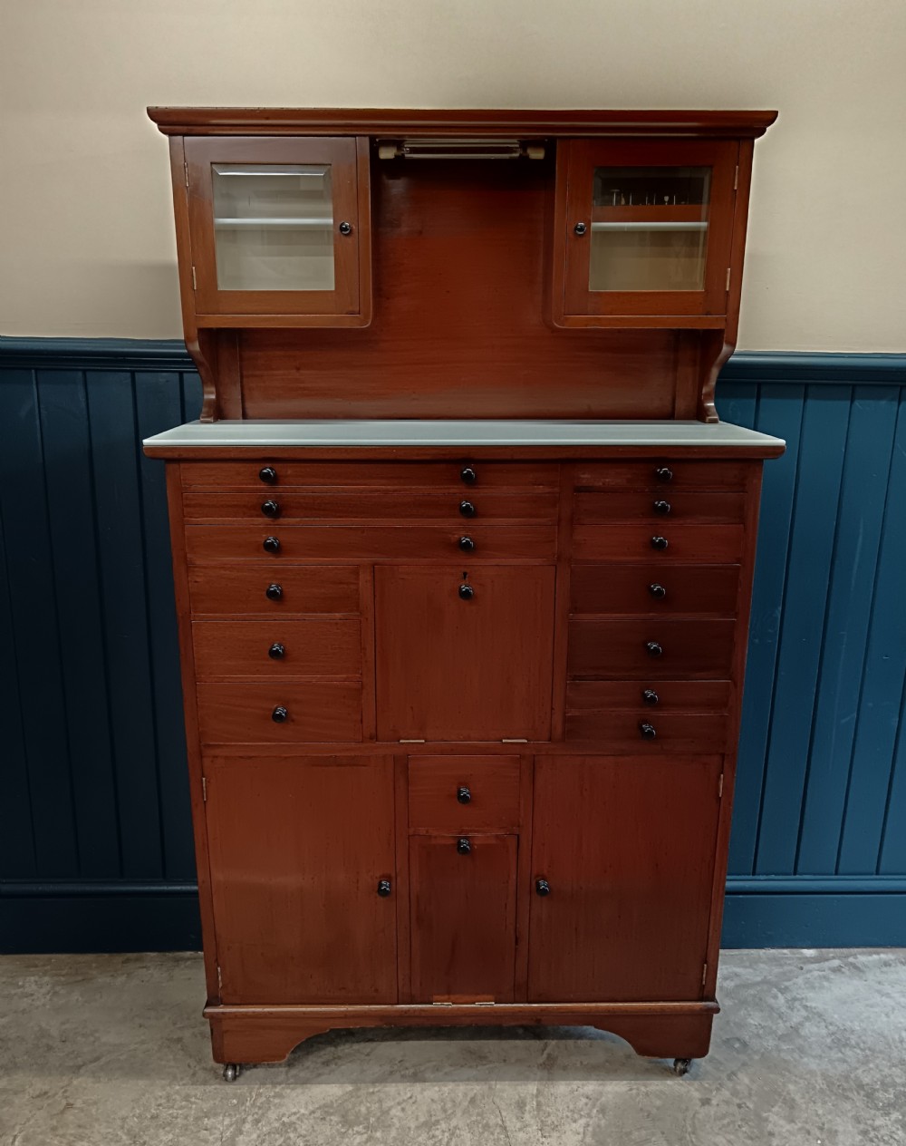 Antique English Dentist’s Collector’s Jewellery Cabinet View VII