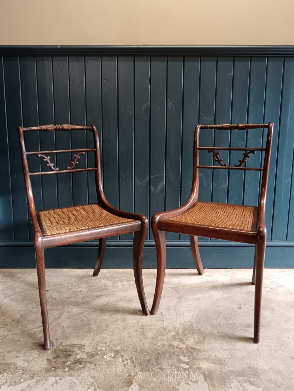 Pair of early 19thC Regency Side Chairs View III