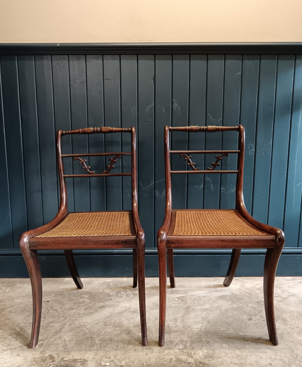 Pair of early 19thC Regency Side Chairs