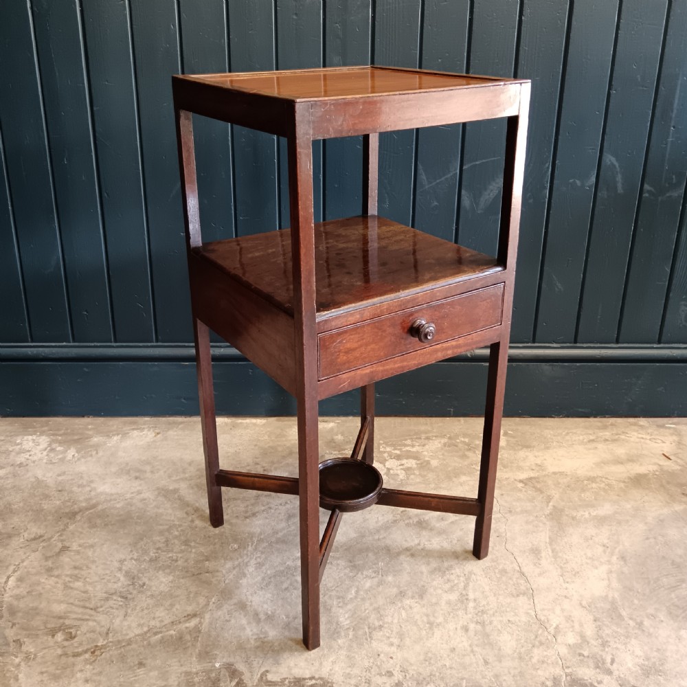 Georgian Mahogany Bedside Table