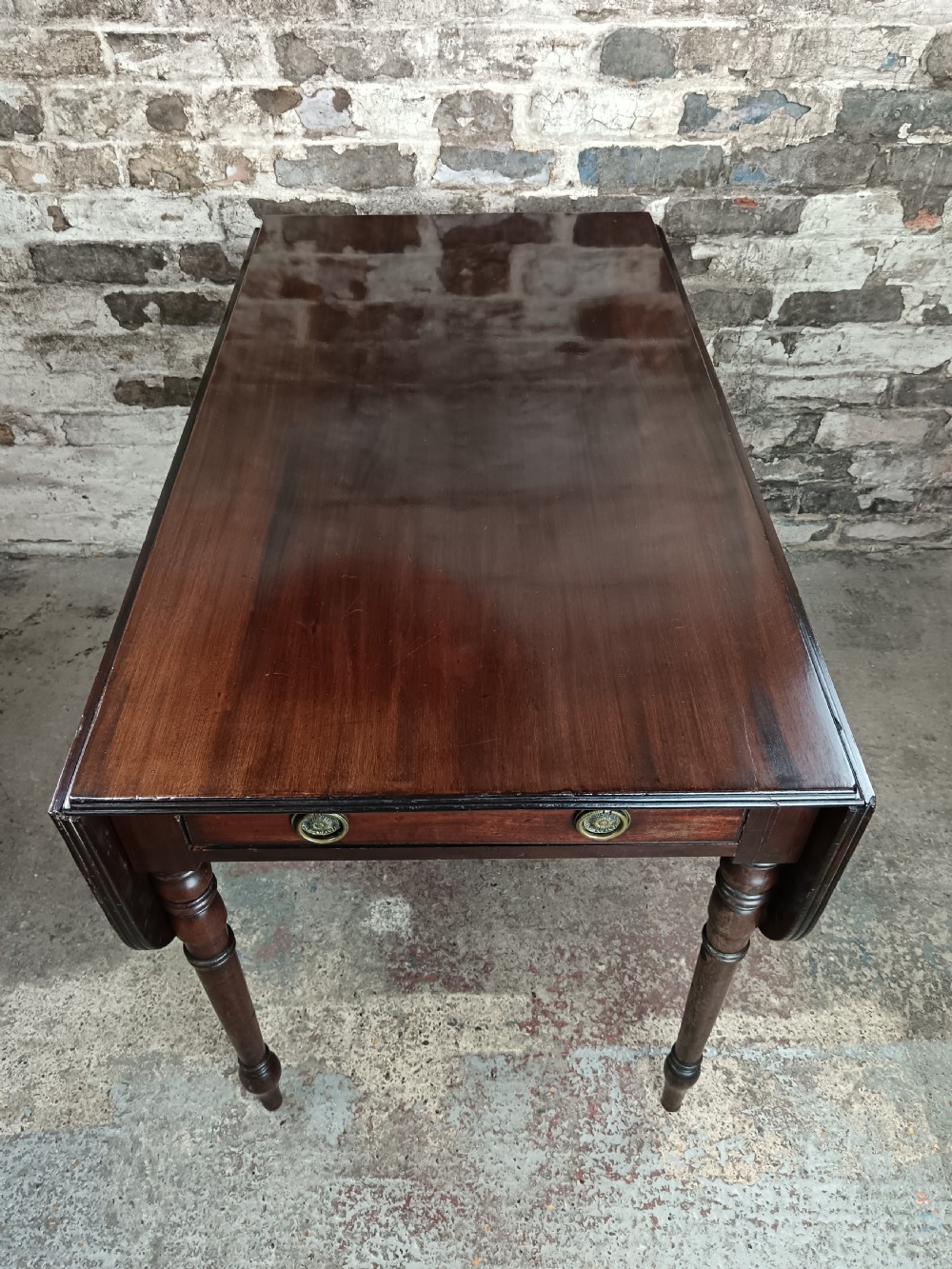 Antique Pembroke Drop Leaf  Dining Table View V
