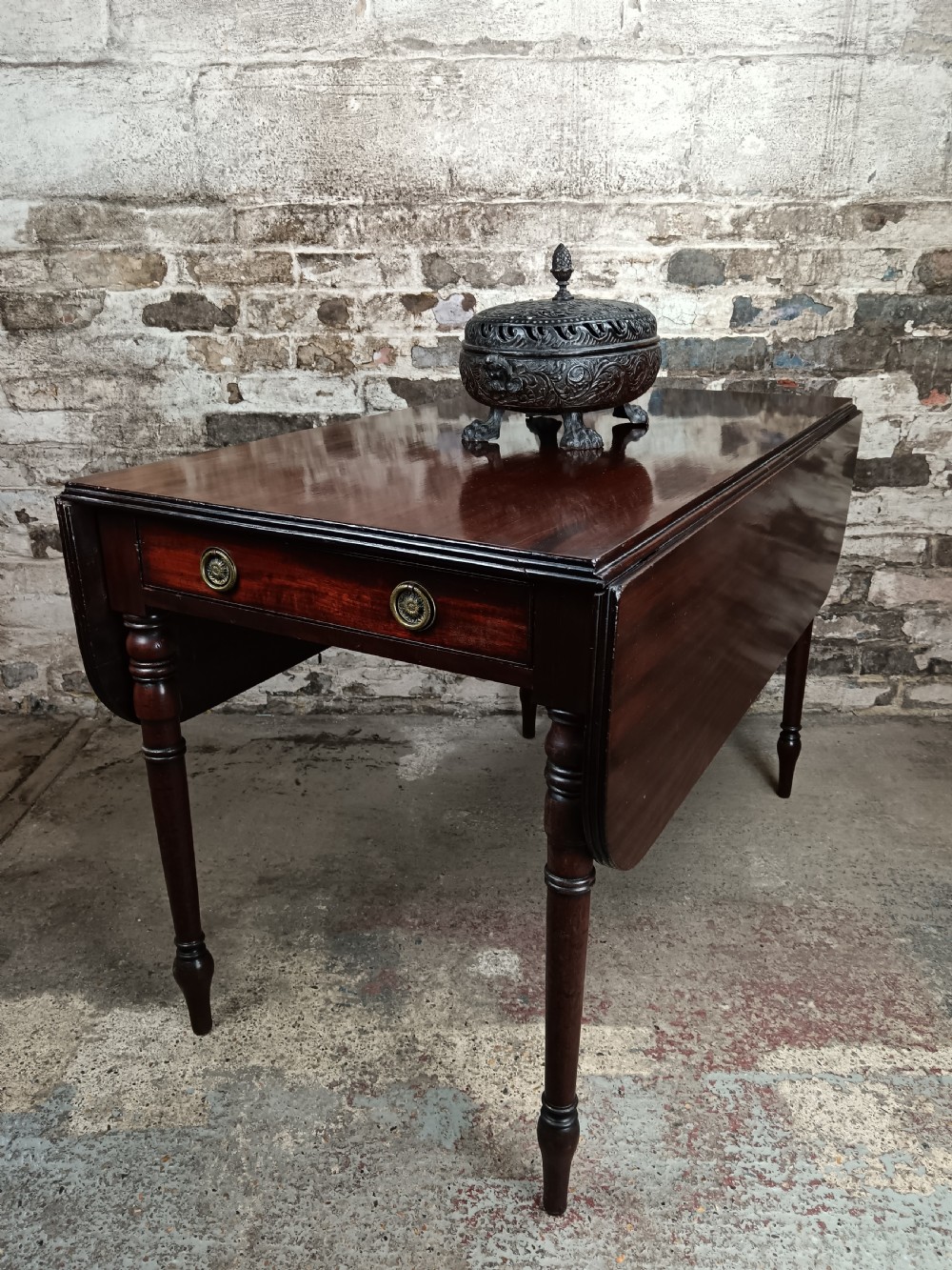 Antique Pembroke Drop Leaf  Dining Table View VI