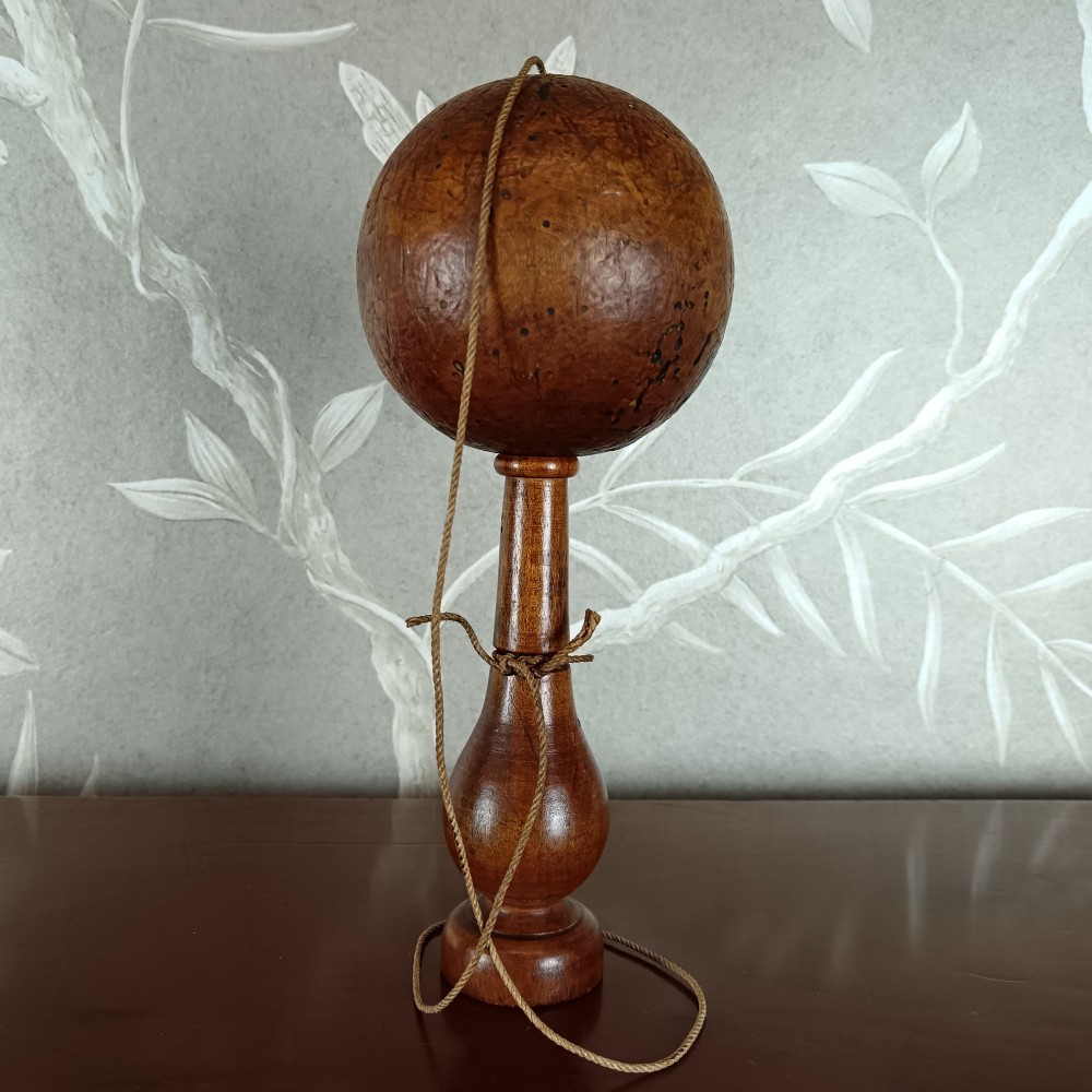 Antique wooden Bilboquet Ball & Cup Game