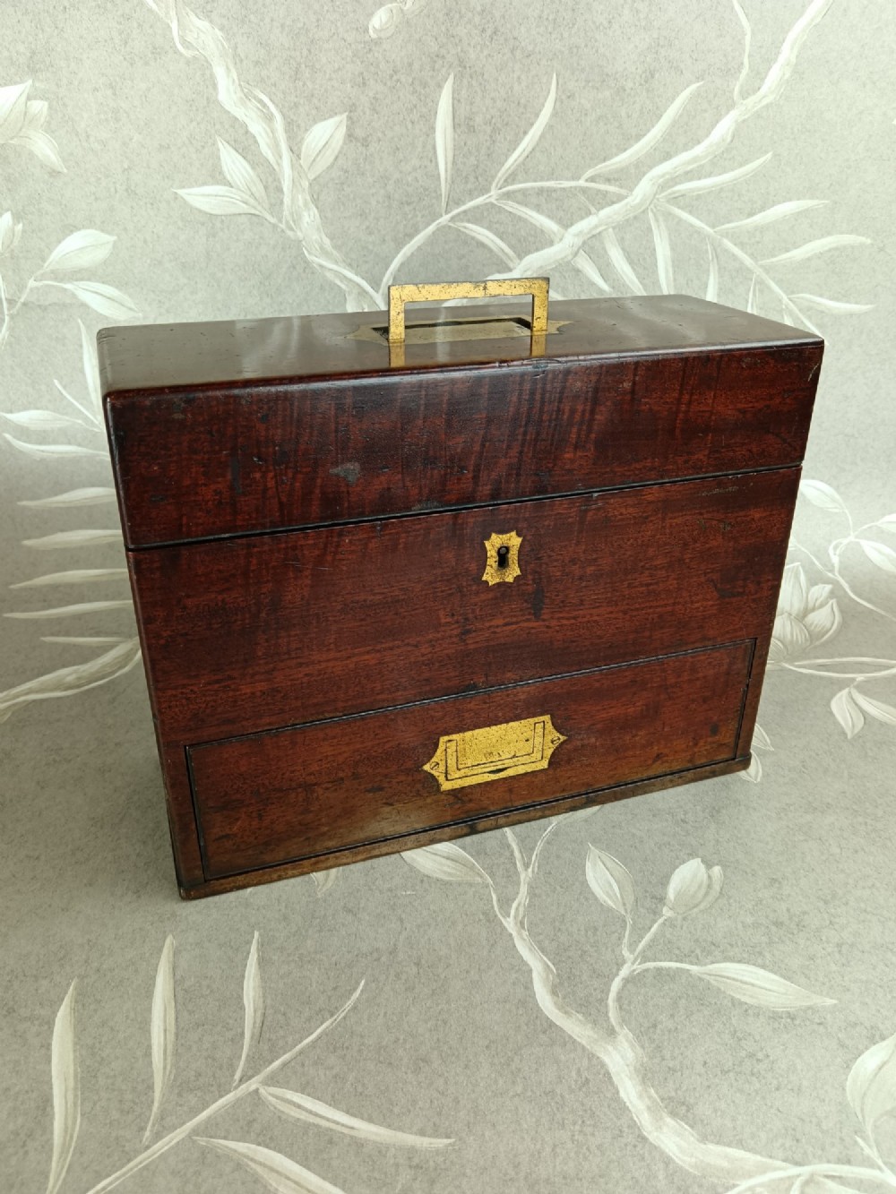 Fine Georgian Mahogany Campaign Travelling Apothecary Chest View IX
