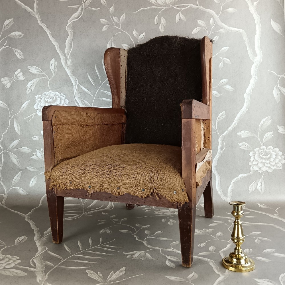 Early 20 Century Child’s Wingback Armchair