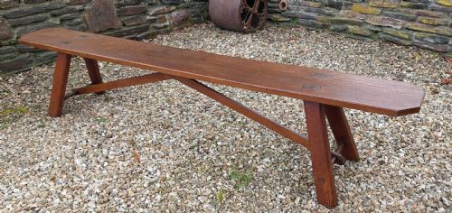 West country pine bench