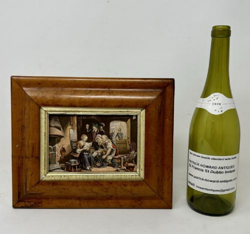 GEORGE BAXTER ANTIQUE PAIR HAND COLORED PRINT ENGRAVING BIRDS EYE MAPLE FRAMES - ADDITIONAL PHOTO 7