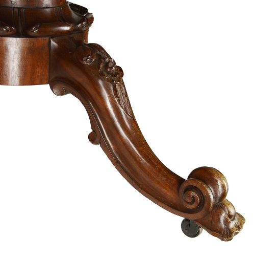 VICTORIAN MAHOGANY DRUM TABLE - ADDITIONAL PHOTO 2