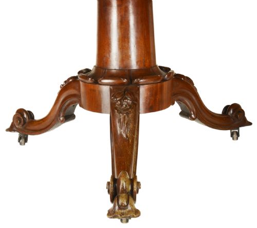 VICTORIAN MAHOGANY DRUM TABLE - ADDITIONAL PHOTO 3