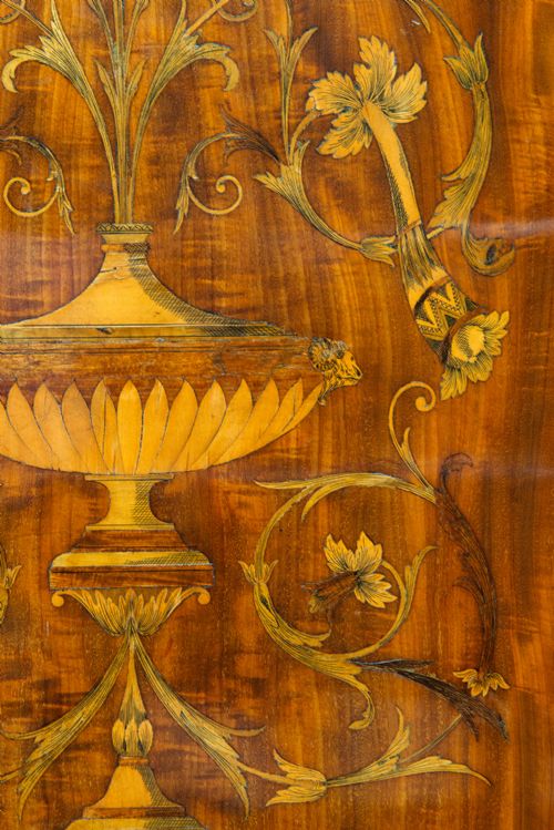FINE GEORGIAN MAHOGANY INLAID LIBRARY BOOKCASE CIRCA 1800 - ADDITIONAL PHOTO 9