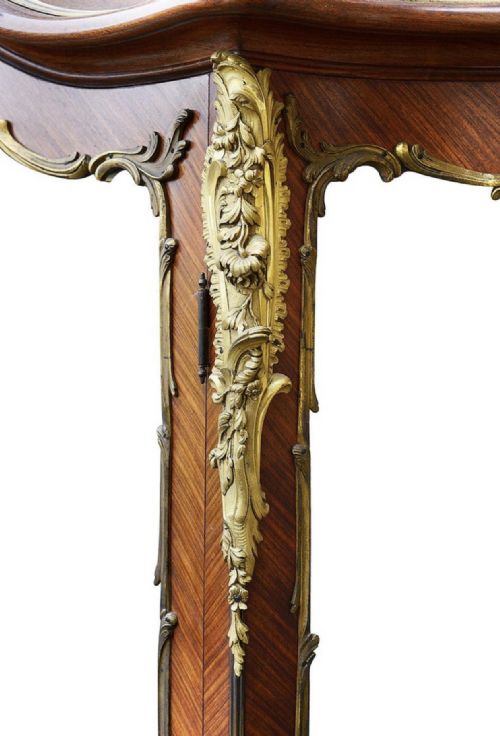 FRENCH LINKE INFLUENCED VITRINE 19TH CENTURY - ADDITIONAL PHOTO 3