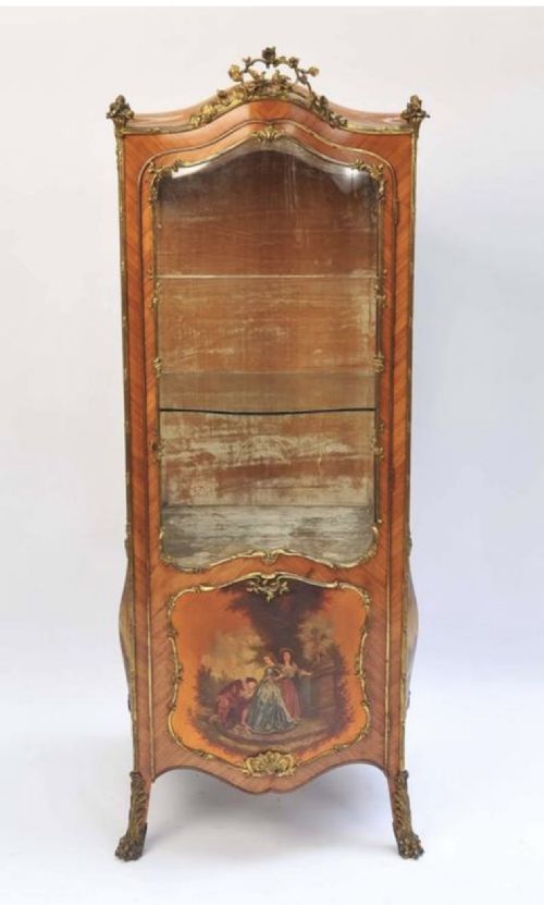 19TH CENTURY SEDAN STYLE VITRINE - ADDITIONAL PHOTO 1