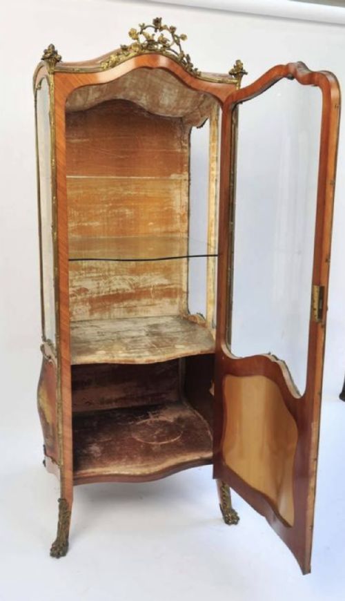 19TH CENTURY SEDAN STYLE VITRINE - ADDITIONAL PHOTO 5