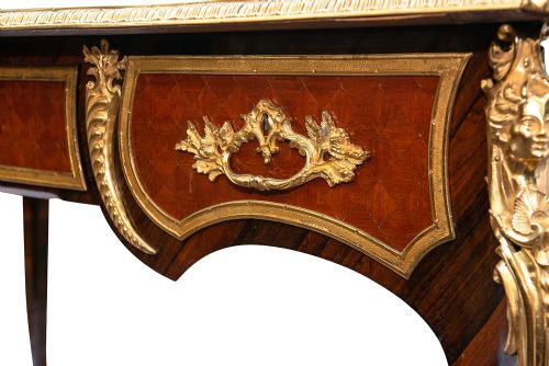FRENCH 19TH CENTURY LOUIS XVI STYLE WRITING TABLE - ADDITIONAL PHOTO 2