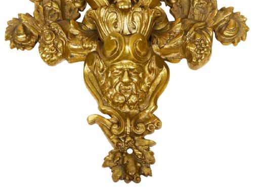 PAIR 19TH CENTURY FRENCH ORMOLU WALL LIGHTS - ADDITIONAL PHOTO 6