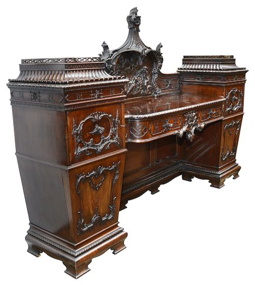 19TH CENTURY CHINESE CHIPPENDALE INFLUENCED SIDEBOARD - ADDITIONAL PHOTO 2