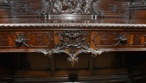 19TH CENTURY CHINESE CHIPPENDALE INFLUENCED SIDEBOARD - ADDITIONAL PHOTO 5