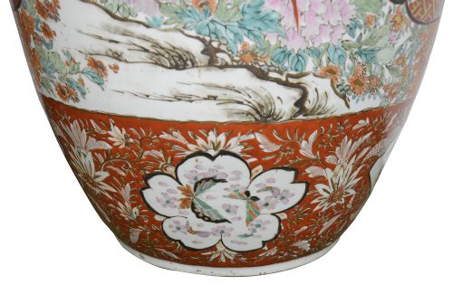 LARGE PAIR JAPANESE KUTANI VASES CIRCA 1900 54 - ADDITIONAL PHOTO 2