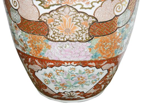 LARGE PAIR JAPANESE KUTANI VASES CIRCA 1900 54 - ADDITIONAL PHOTO 9