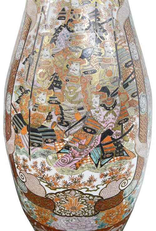 LARGE PAIR JAPANESE KUTANI VASES CIRCA 1900 54 - ADDITIONAL PHOTO 11
