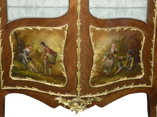 19TH CENTURY FRENCH VERNI MARTIN VITRINE - ADDITIONAL PHOTO 1
