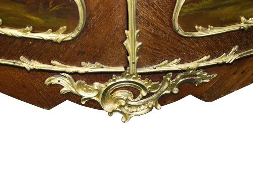 19TH CENTURY FRENCH VERNI MARTIN VITRINE - ADDITIONAL PHOTO 7