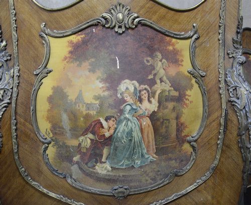 LOUIS XVI STYLE VERNI MARTIN VITRINE CIRCA 1890 - ADDITIONAL PHOTO 5