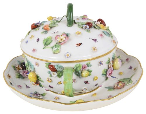19TH CENTURY MEISSEN TUREEN - ADDITIONAL PHOTO 1