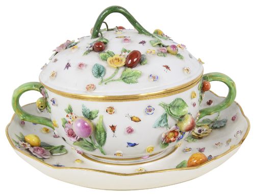 19TH CENTURY MEISSEN TUREEN - ADDITIONAL PHOTO 5