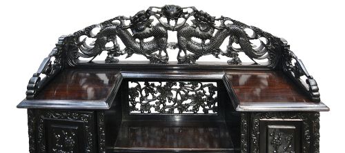 19TH CENTURY CHINESE HARDWOOD DESK - ADDITIONAL PHOTO 2