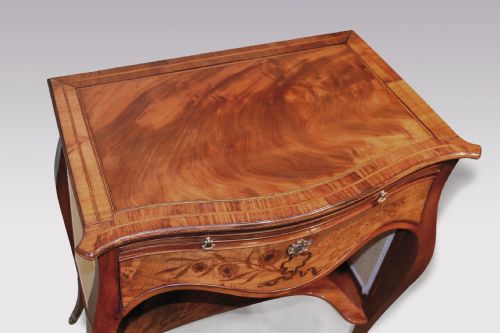 GEORGE III PERIOD 'FRENCH' HEPPLEWHITE WRITING TABLE - ADDITIONAL PHOTO 2