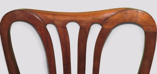 GEORGE III MAHOGANY LIBRARY ARMCHAIR - ADDITIONAL PHOTO 2