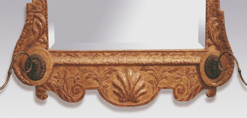 GEORGE II PERIOD GILT GESSO MIRROR - ADDITIONAL PHOTO 3