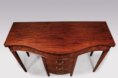 GEORGE III PERIOD MAHOGANY SERVING TABLE - ADDITIONAL PHOTO 2