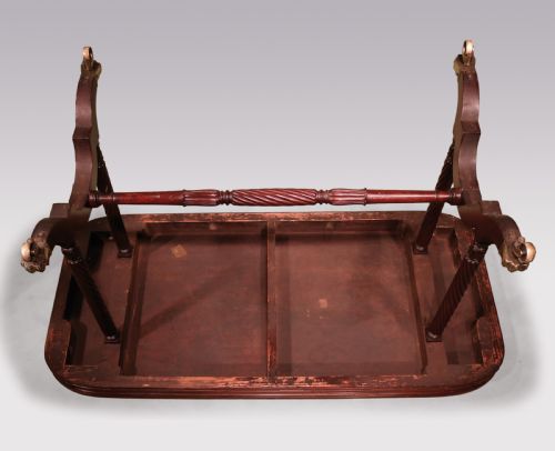 A REGENCY PERIOD END SUPPORT WRITING TABLE STAMPED GILLOWS - ADDITIONAL PHOTO 3