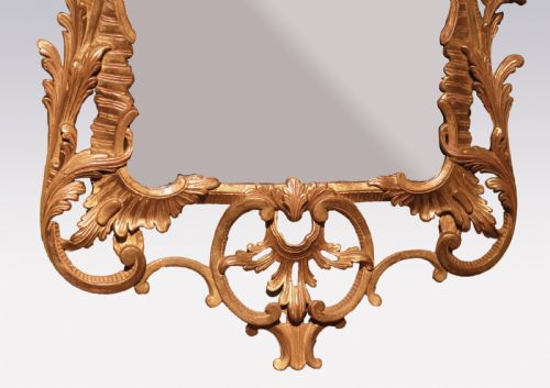 A MID 18TH CENTURY CHIPPENDALE PERIOD MIRROR - ADDITIONAL PHOTO 2