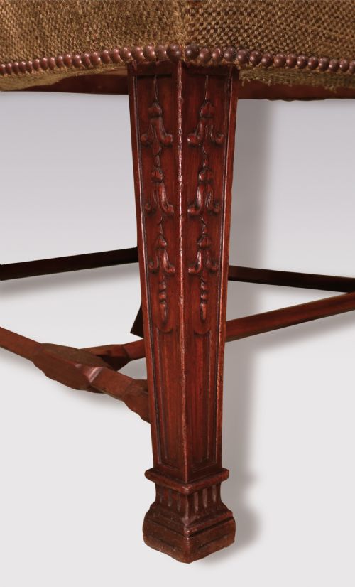 A SET OF SIX 19TH CENTURY CHIPPENDALE STYLE SINGLE MAHOGANY CHAIRS - ADDITIONAL PHOTO 6