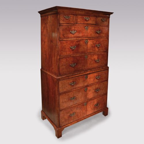 18TH CENTURY WALNUT TALLBOY - ADDITIONAL PHOTO 1