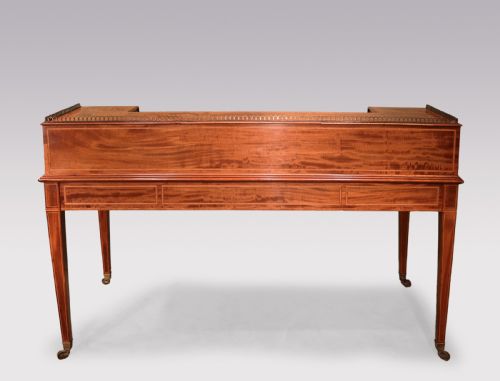 ANTIQUE GEORGE III PERIOD MAHOGANY CARLTON HOUSE WRITING DESK - ADDITIONAL PHOTO 9