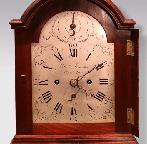 ANTIQUE GEORGE III PERIOD MAHOGANY BRACKET CLOCK - ADDITIONAL PHOTO 1