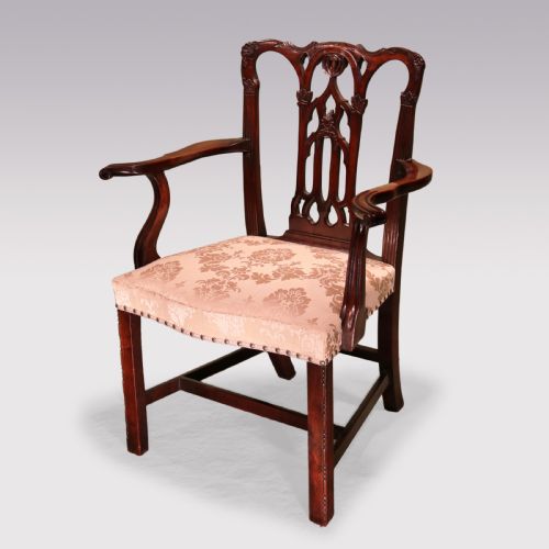 ANTIQUE SET OF 12 MID 19TH CENTURY MAHOGANY DINING CHAIRS - ADDITIONAL PHOTO 2