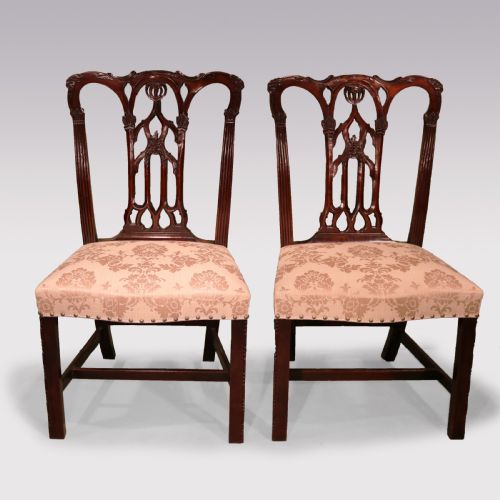 ANTIQUE SET OF 12 MID 19TH CENTURY MAHOGANY DINING CHAIRS - ADDITIONAL PHOTO 5