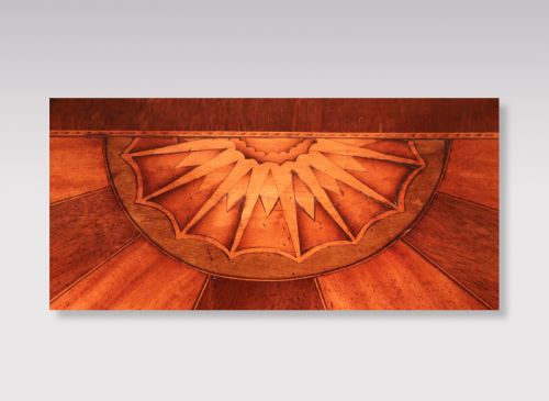 ANTIQUE GEORGE III SATINWOOD AND PADOUKWOOD CONSOLE TABLE - ADDITIONAL PHOTO 3