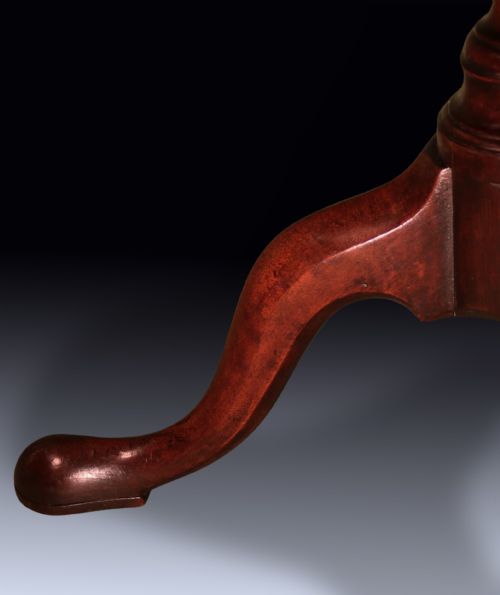 ANTIQUE GEORGE III PERIOD MAHOGANY KETTLE STAND - ADDITIONAL PHOTO 4