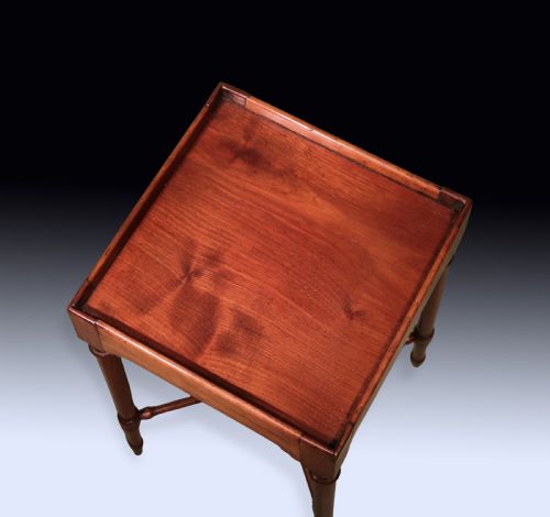 ANTIQUE GEORGE III PERIOD MAHOGANY URN STAND - ADDITIONAL PHOTO 1